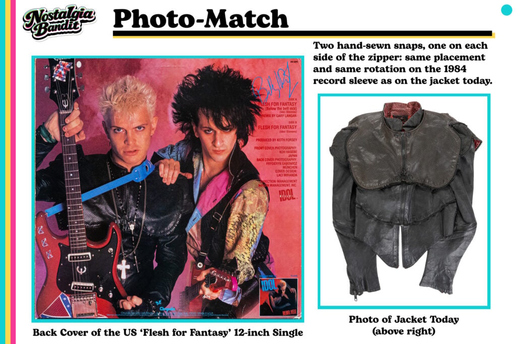 Billy Idol Photo-Match Comparison