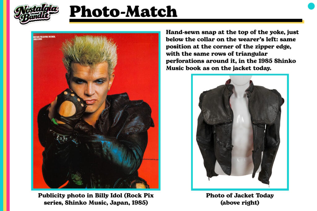 Billy Idol Photo-Match Comparison